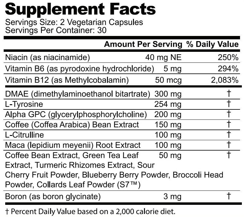 B4UGAME Vyotech Nootropic Brain Booster Supplements Max Mental Performance 3 Bt