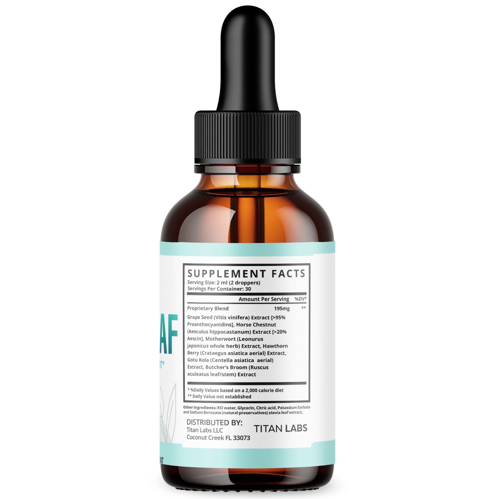 (2 Pack) Audileaf Ear Health Support Drops Natural Audi Leaf Vitamin 60 Servings