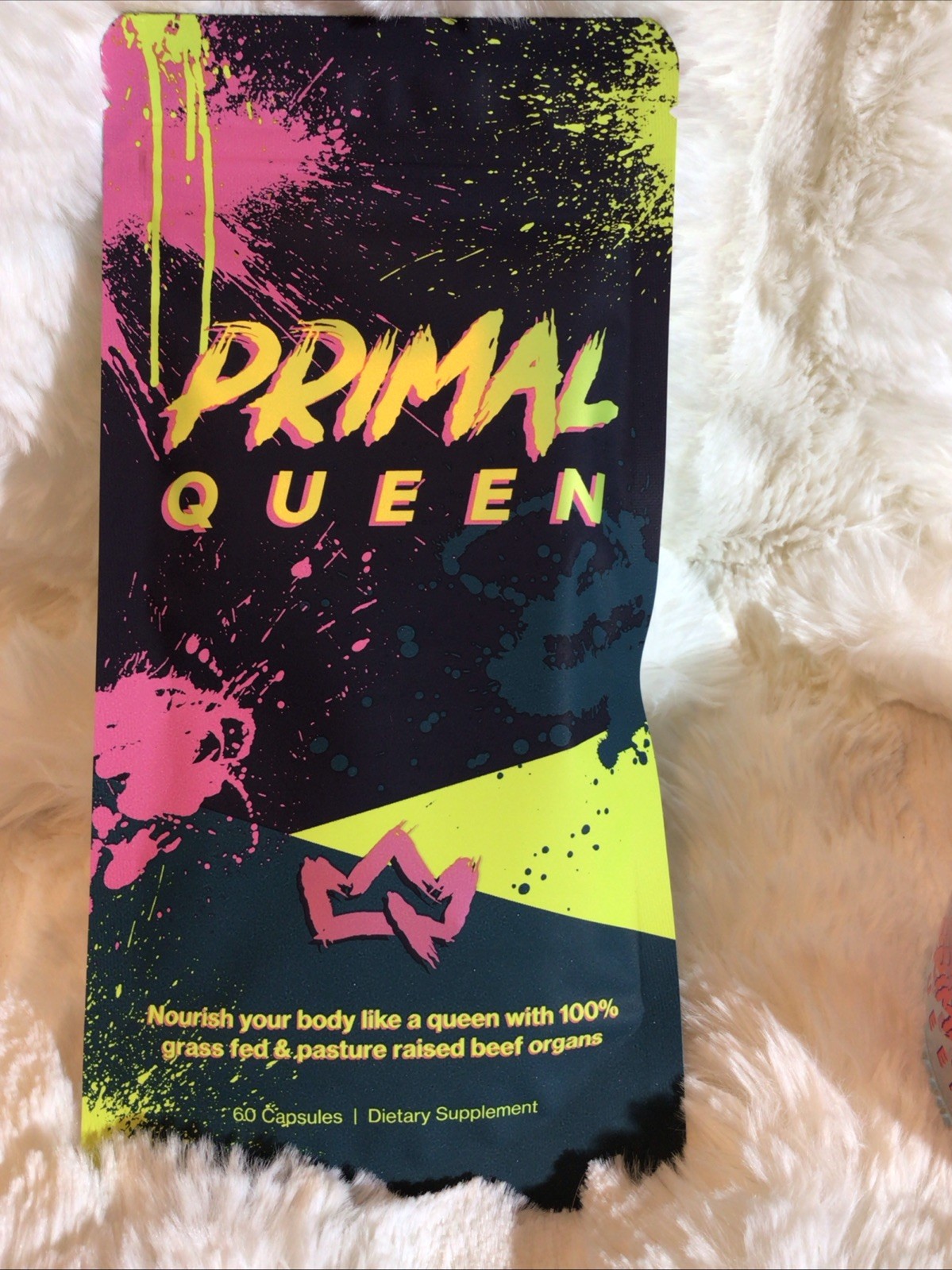 Primal Queen Grass Fed Beef Organs Dietary Supplement 60 Capsules 3 Pk