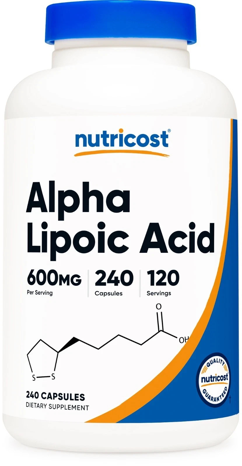 Nutricost Alpha Lipoic Acid – 600mg Per Serving – 240 Capsules