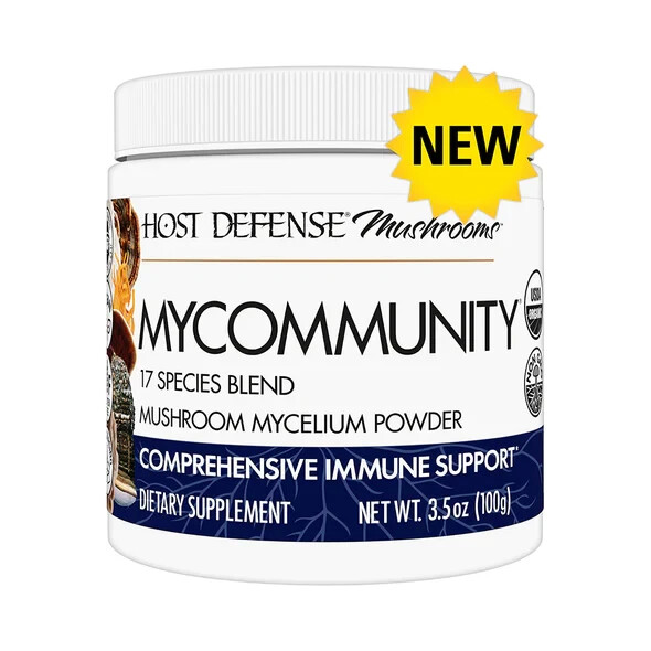 Host Defense MyCommunity Immune Support Powder Fungi Perfecti 3.5 oz