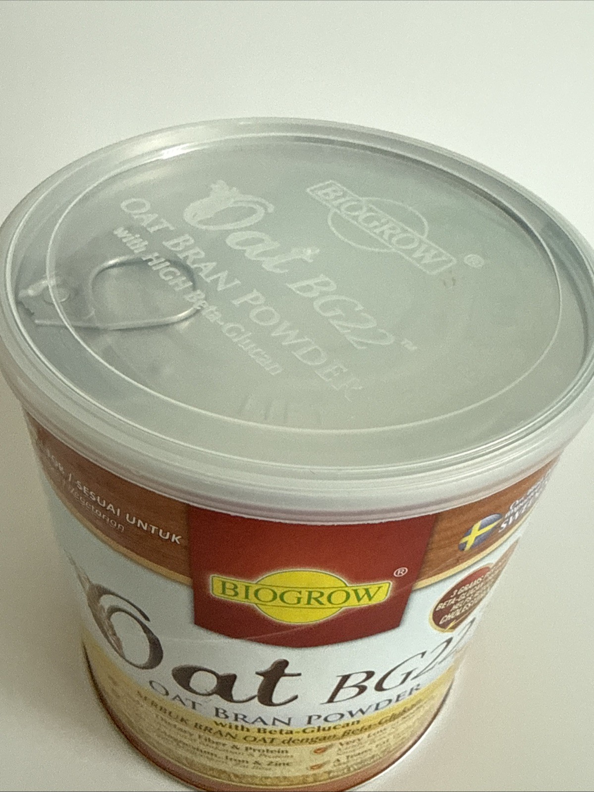 Biogrow Bg22 Oat Beta Glucan Powder 480G, Ships from USA