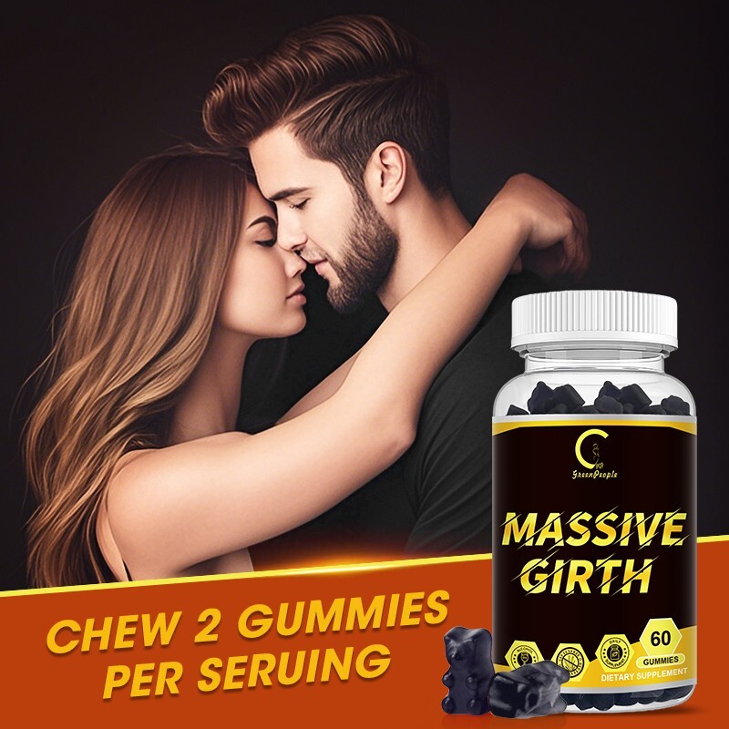 Massive Girth Gummies, Grow Naturally Enlarge Male Enhancing Supplement