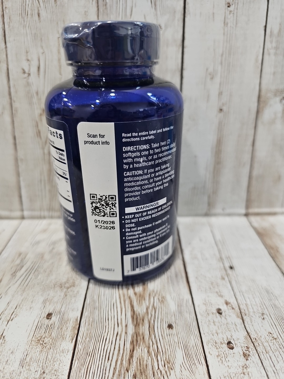 Life Extension Mega EPA DHA 120 Softgel.. Exp 01/2026