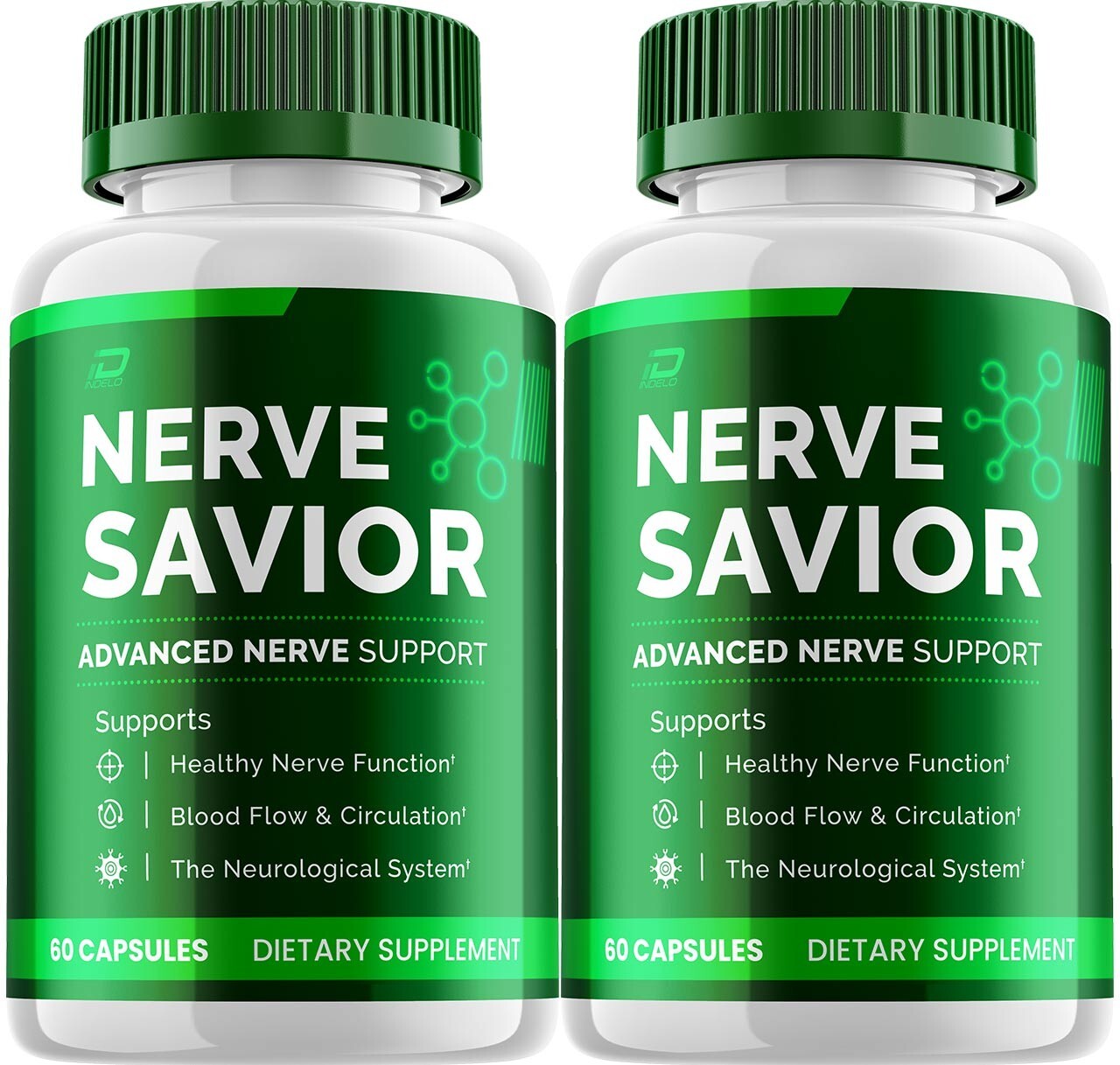 Nerve Savior for Neuropathy, Nerve Savior for Circulation, Inflammation (2 Pack)