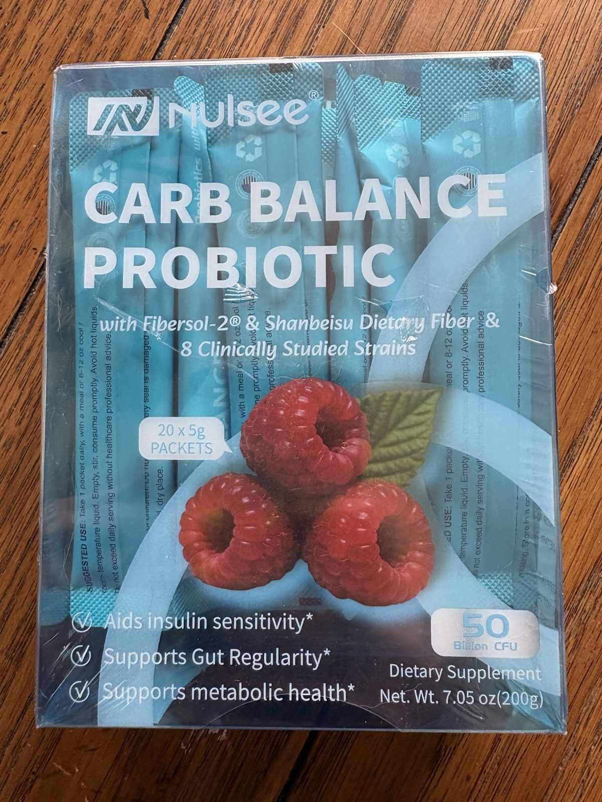 Nulsee Carb Balance Probiotic Fibersol-2 Dietary Supplement 20 x 5g – Brand New
