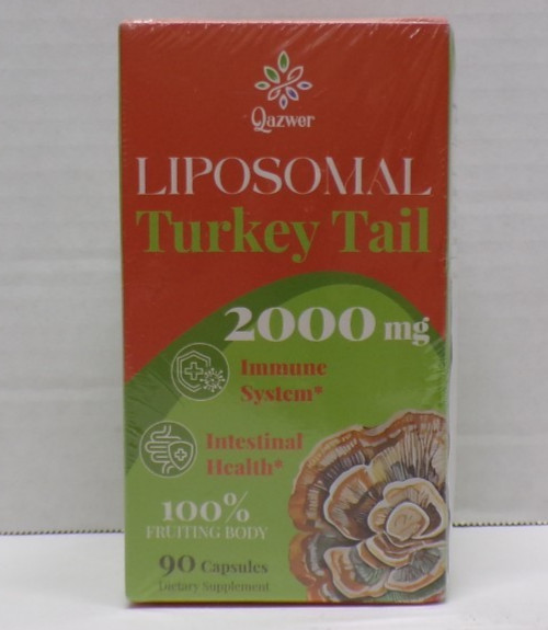 Qazwer Liposomal Turkey Tail Mushroom 90 Capsules 2000 mg Jun27