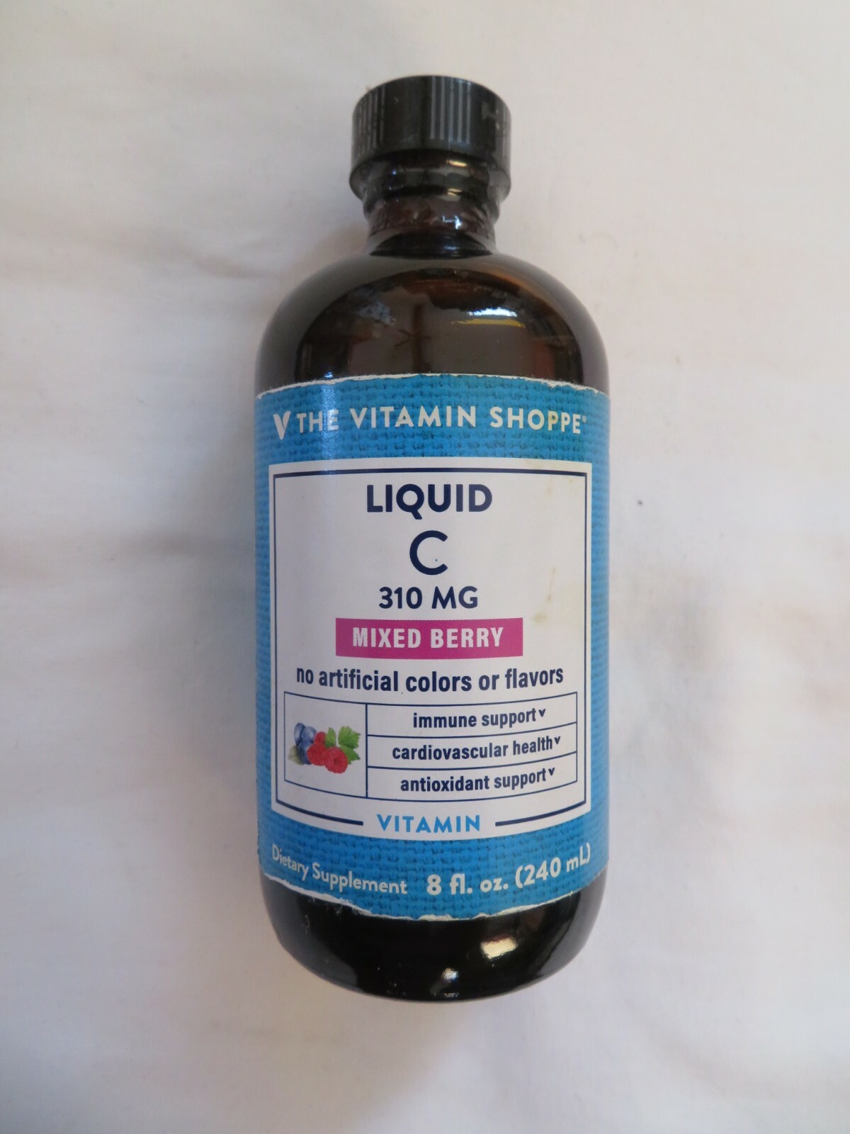 The Vitamin Shoppe Liquid C 310 mg Mixed Berry Flavor 8 Oz 48 Servings ^6
