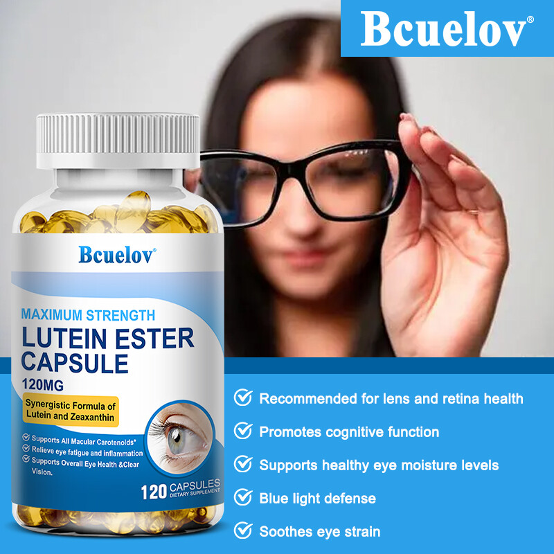 Lutein Esters Capsules 120mg Support Eye Healthy Visual Function Natural