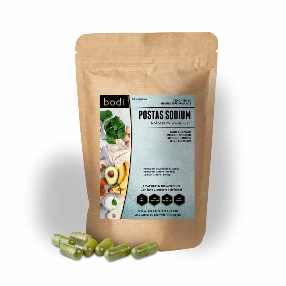 Potassium Sodium Capsule 100% Pure Natural Hand Crafted