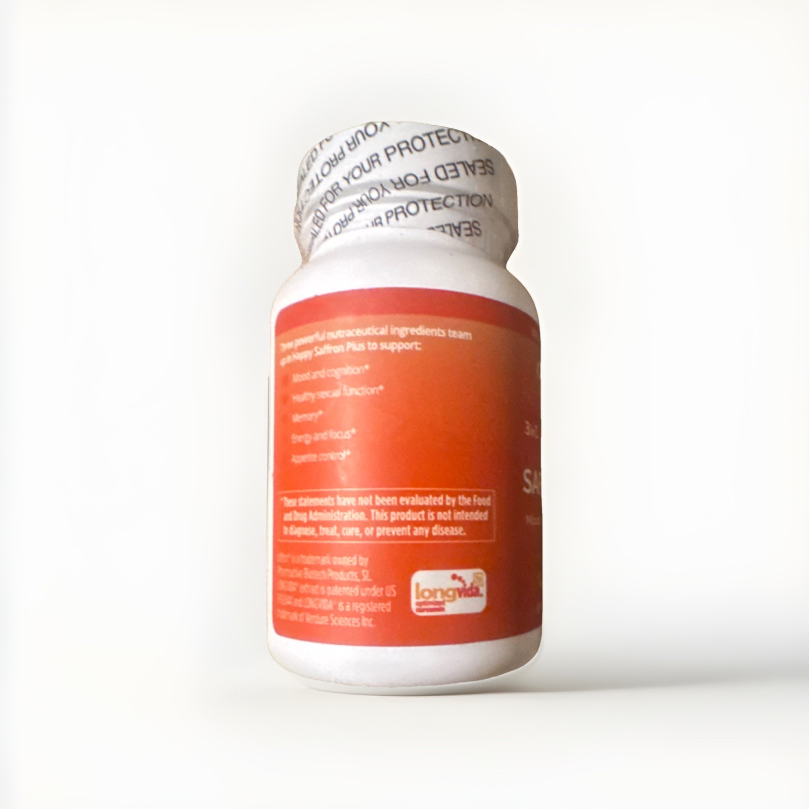 BrainMD Happy Saffron Plus Mood Memory Support Vegan 90 Capsules Zinc Curcumin