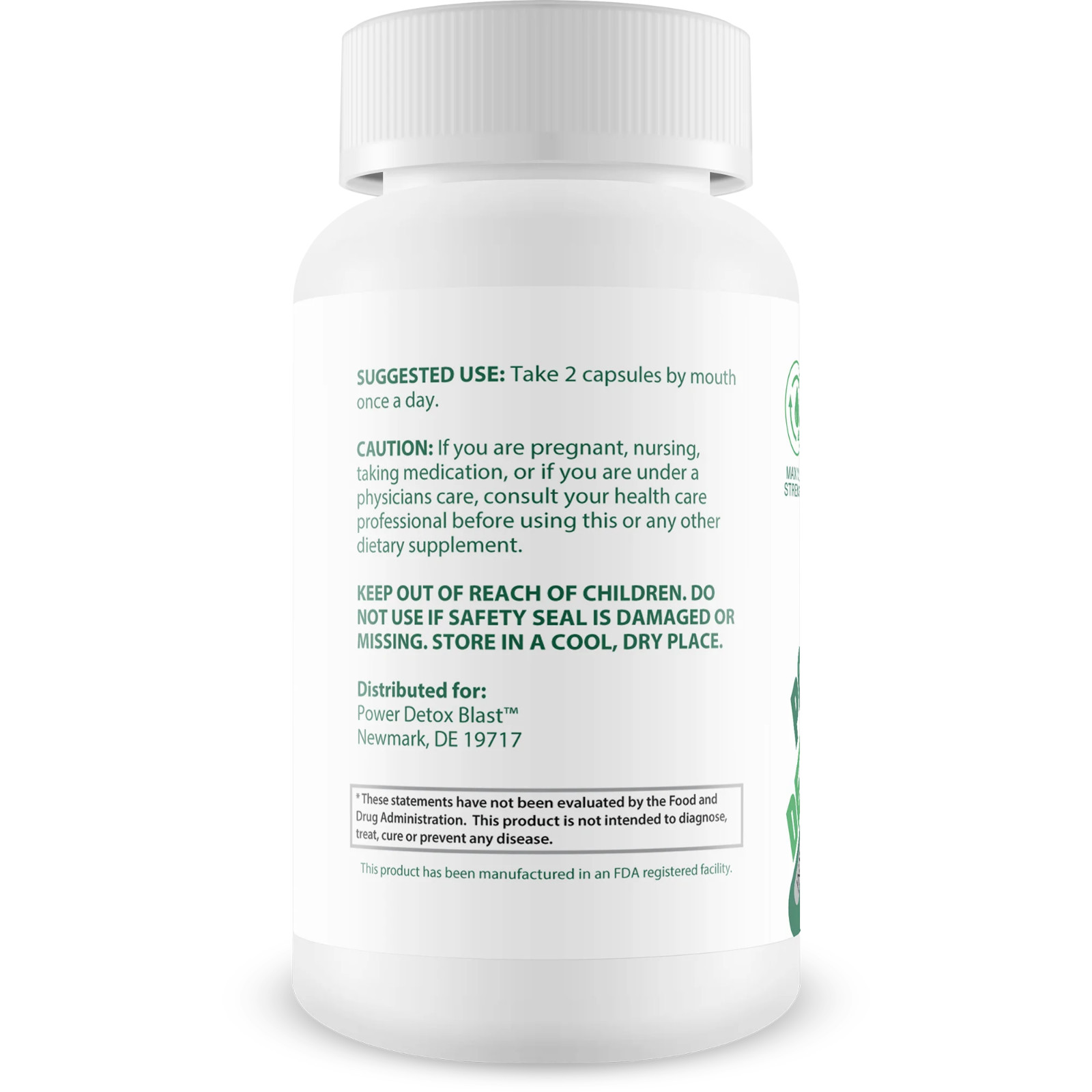 Power Detox Blast – Internal Cleansing Complex – Flush Toxins – Digestive
