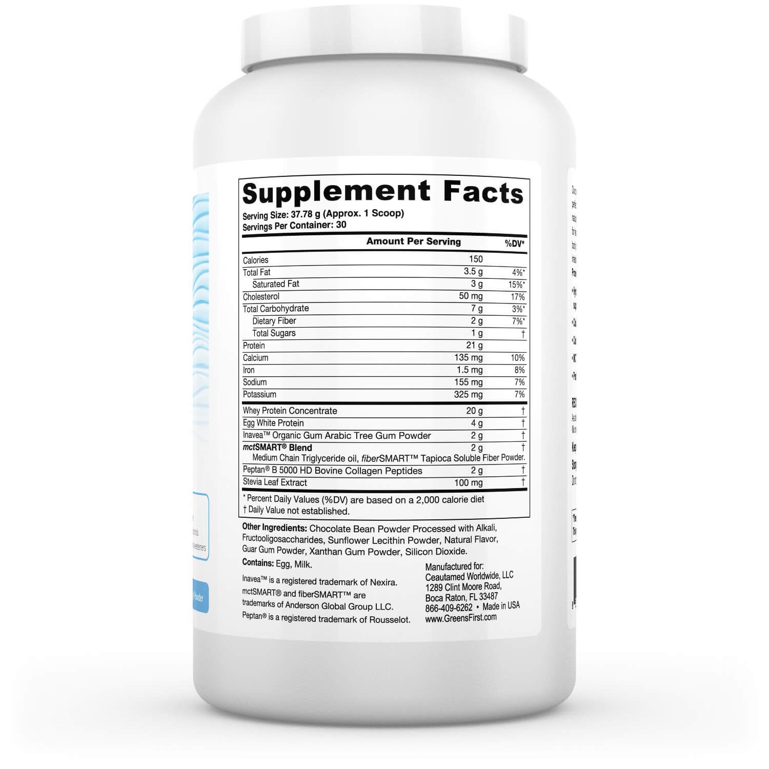 Greens First Lean Protein 5 Plus Dietary Supplement – Protein Powder with Whey
