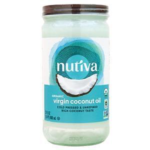 Nutiva Organic Virgin Coconut Oil Glass Jar 23 fl.oz