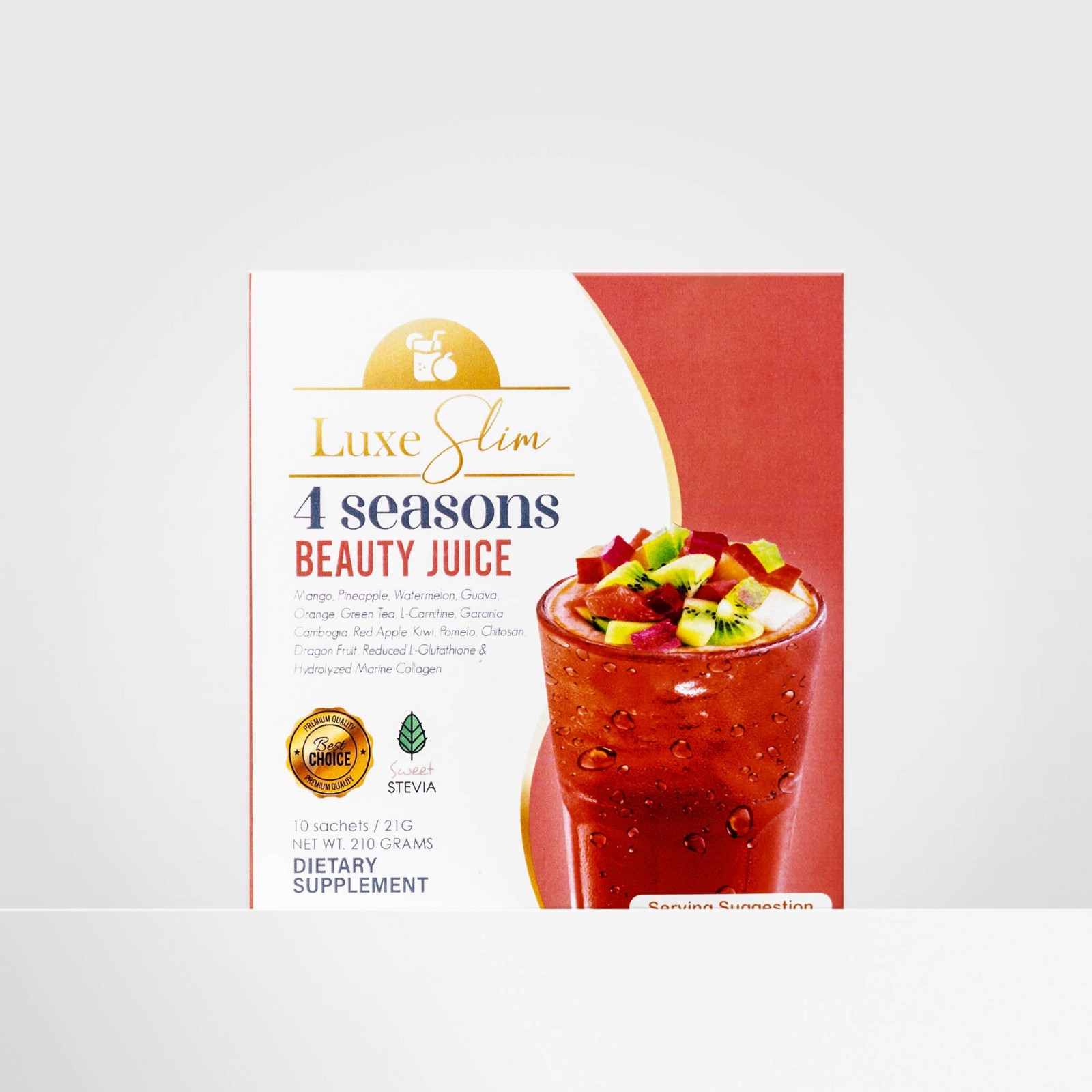 Luxe Slim 4 Seasons Beauty JUICE (10 Sachets) 21g Each