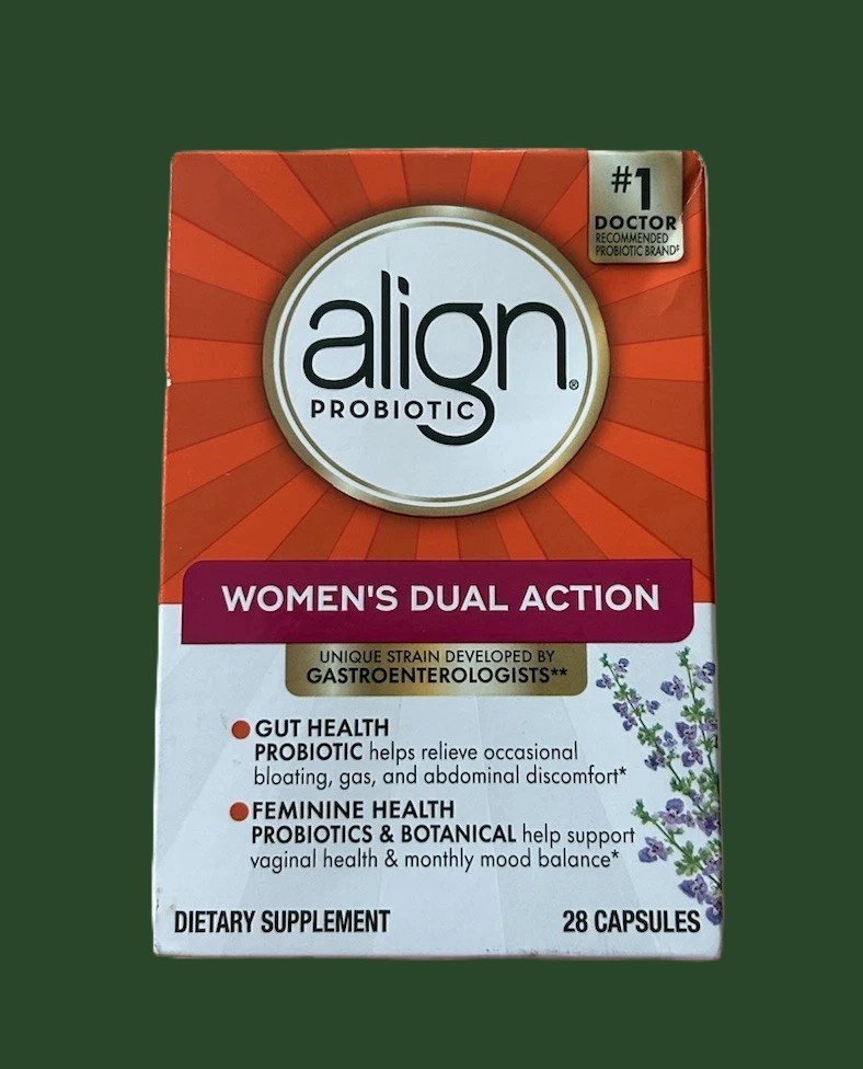 Align Probiotic Supplement Women’s Dual Action – 28 Capsules Exp: 07/2027