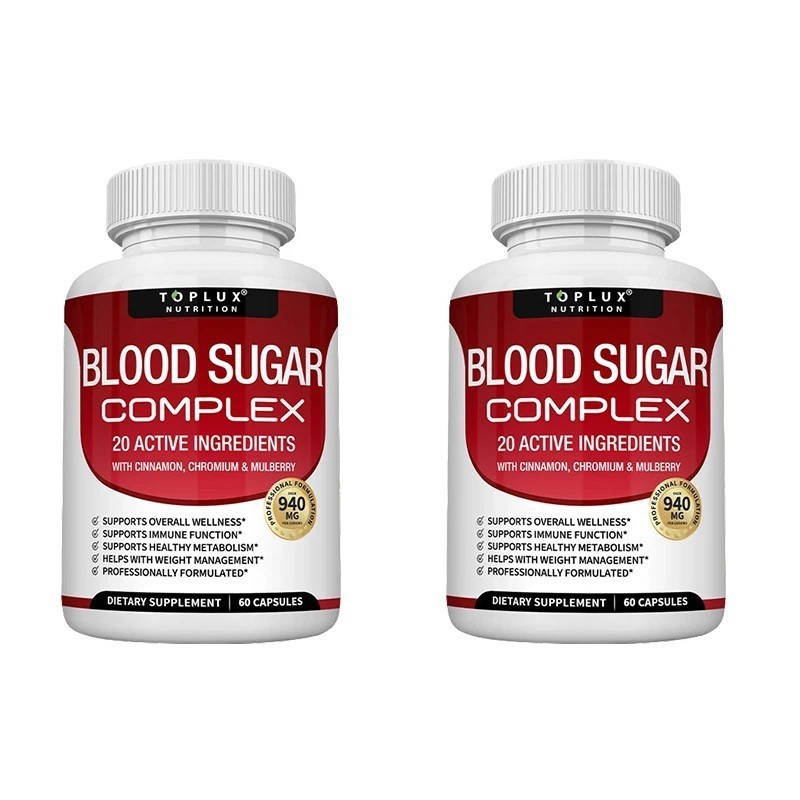 1~3x BLOOD SUGAR BLEND SUPPORT Alpha Lipoic Acid&Cinnamon 20Herbs Complex+60CAPS