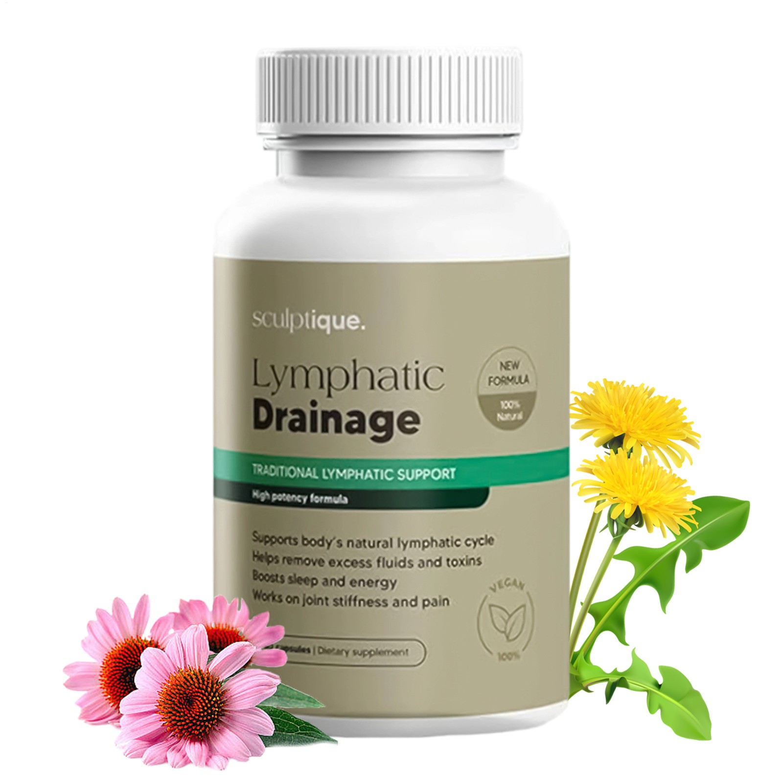 New Maximum Drainage Natural Ct,Sculptique complex 60 Potency Lymphatic Capsules