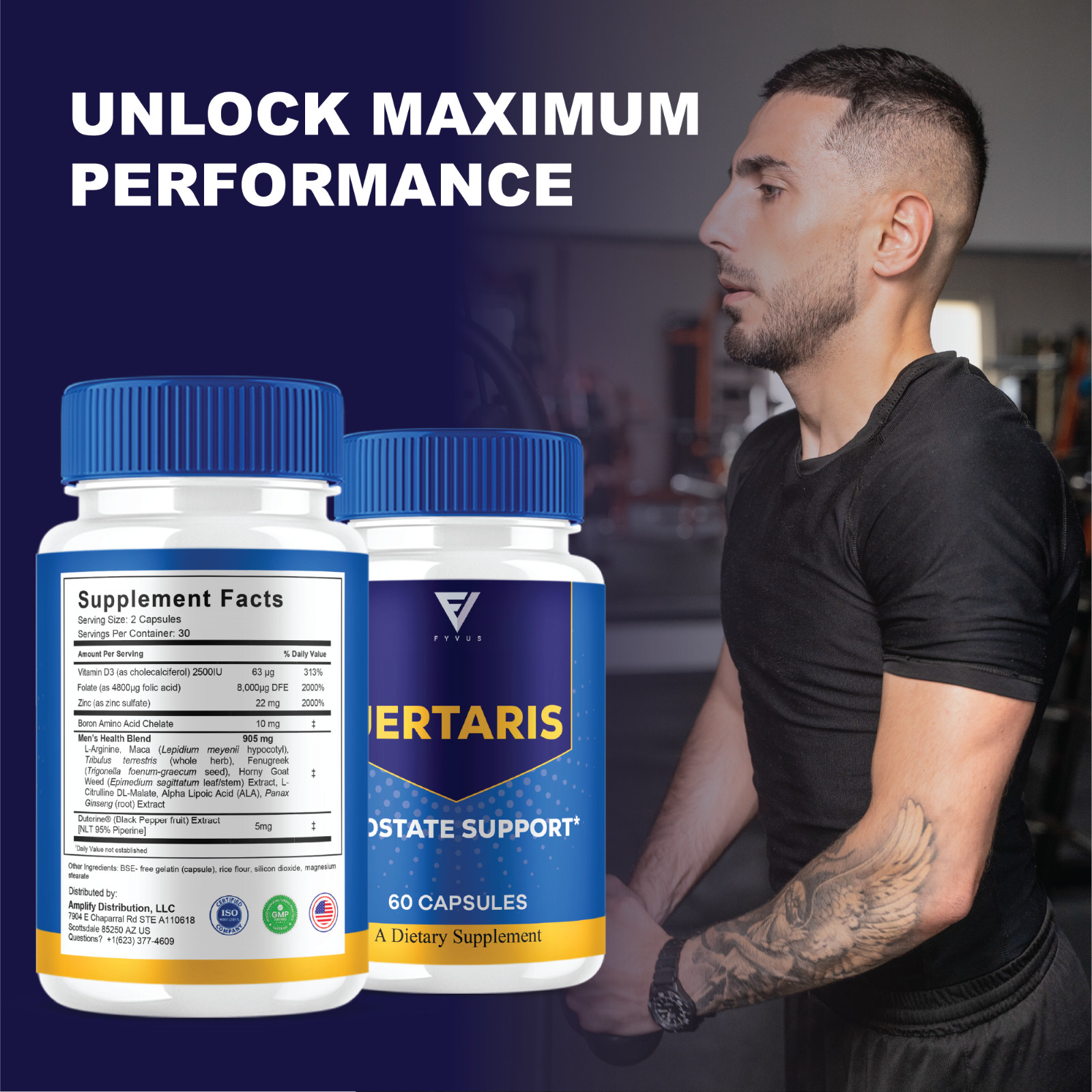 Jertaris Pills, Jertaris Advanced Prostate Health (60 Capsules)