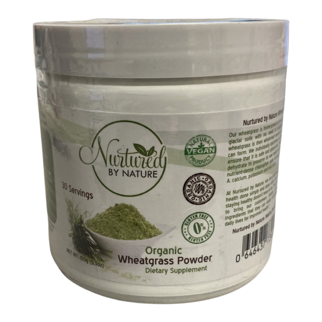 Premium Organic Wheatgrass Powder USA Grown-Pure Whole Leaf Superfood-5.3Oz