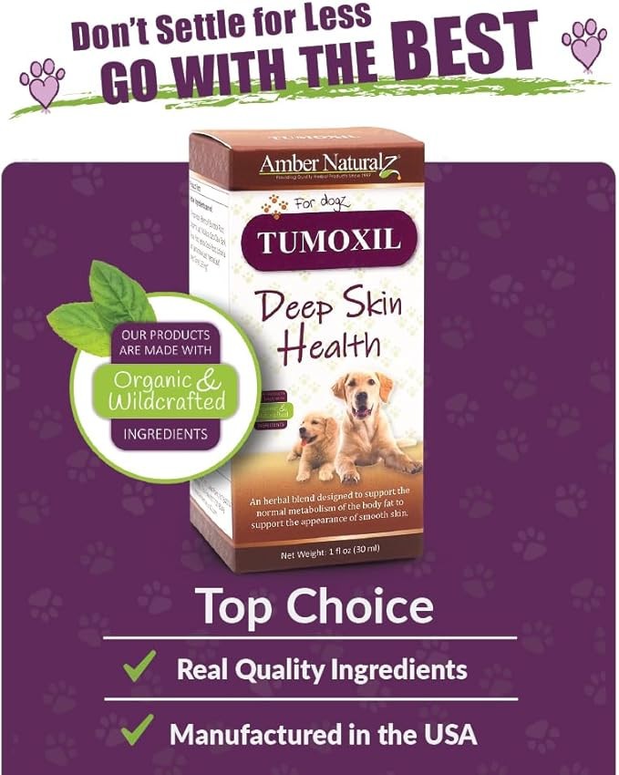 Amber Naturalz Tumoxil – 1 oz New/Sealed Bottle (Box is Damaged)