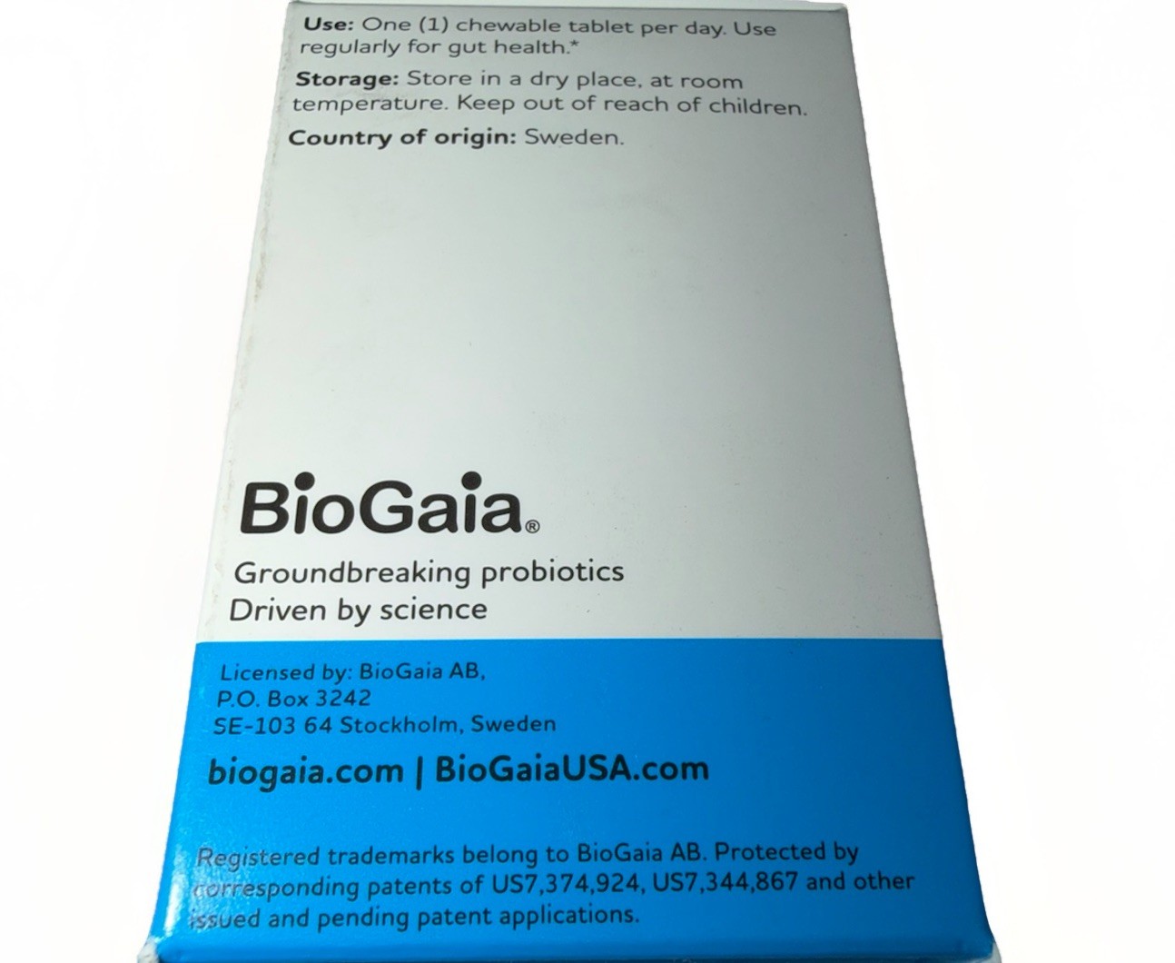 BioGaia Gastrus Probiotic, Gut Health, Dual Strain, 30 Chewable Tablets