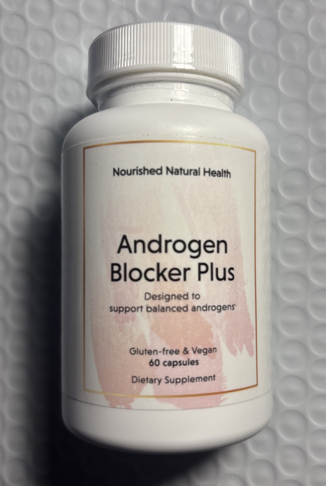 Nourished Natural Health Androgen Blocker Plus, 60 Capsules Exp 10/2026