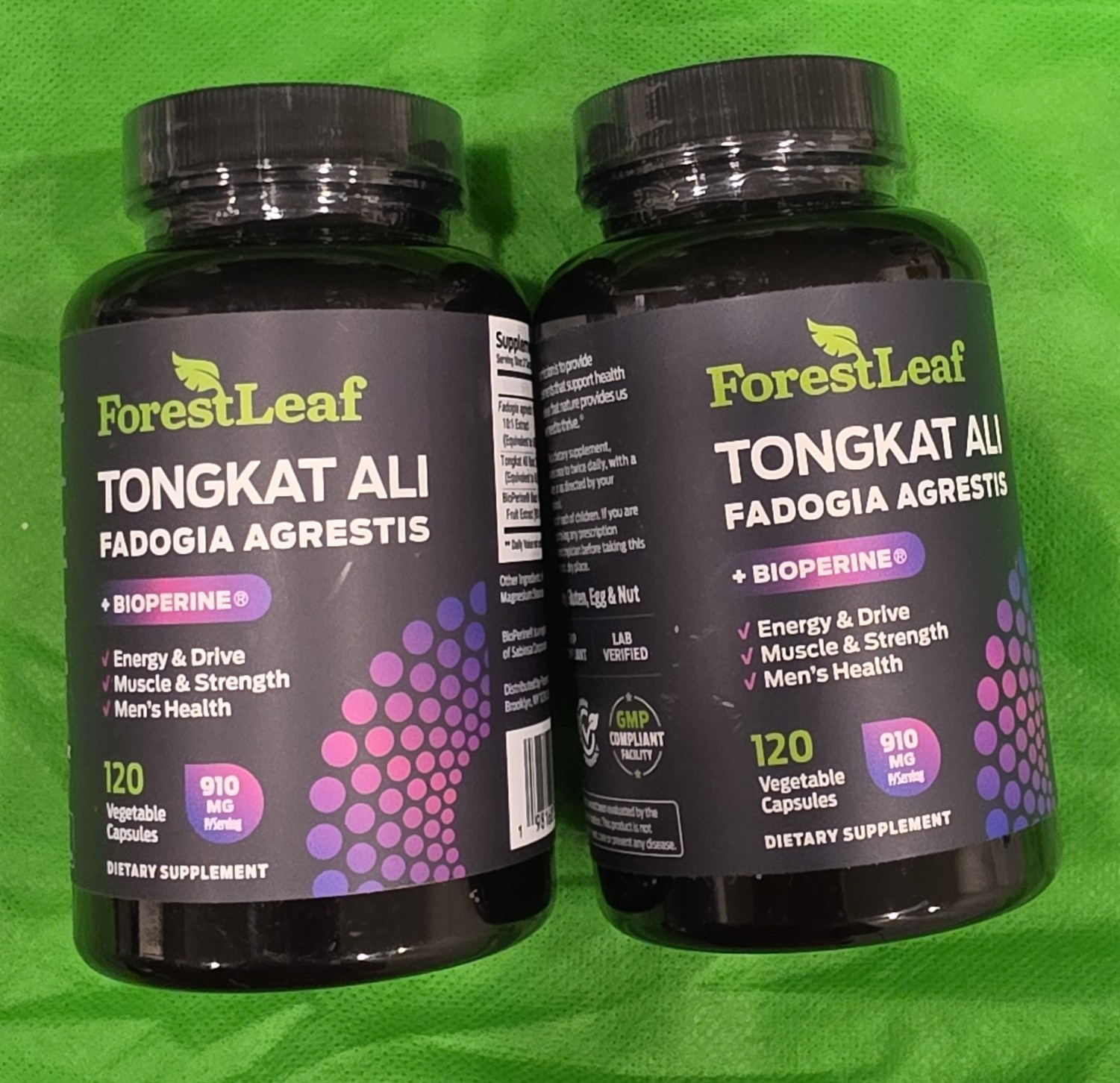 ForestLeaf Fadogia Agrestis + BioPerine 910mg 120 Veg Caps