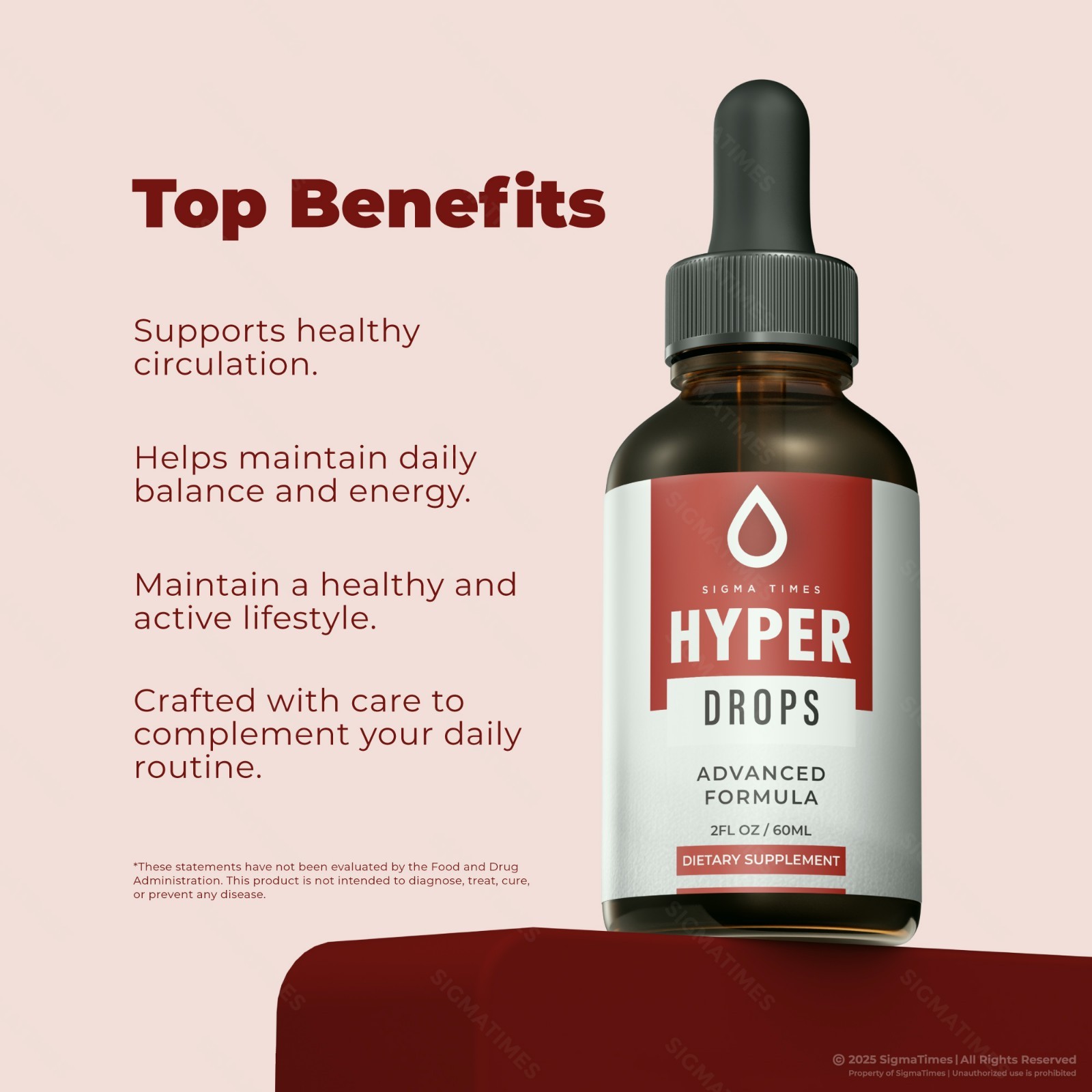 Hyper Drops, Blood Support Supplement & Metabolic Balance (30 servs)