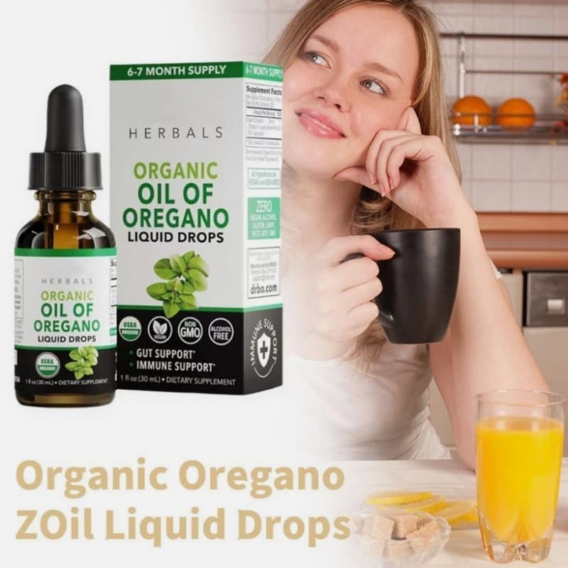 Herbals Liquid Supplements Drops Oil of Oregano Natural – Gut & Immune Support