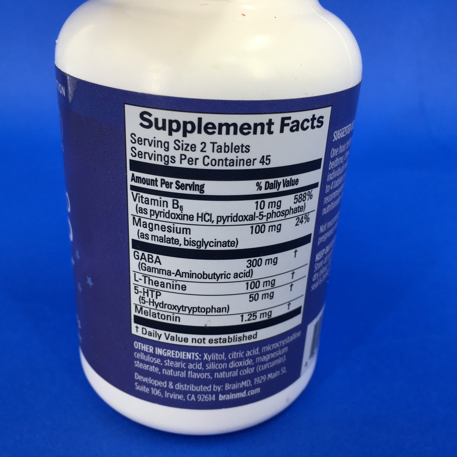 BrainMD Put Me To Sleep Naturally 90 Vegan Tablets