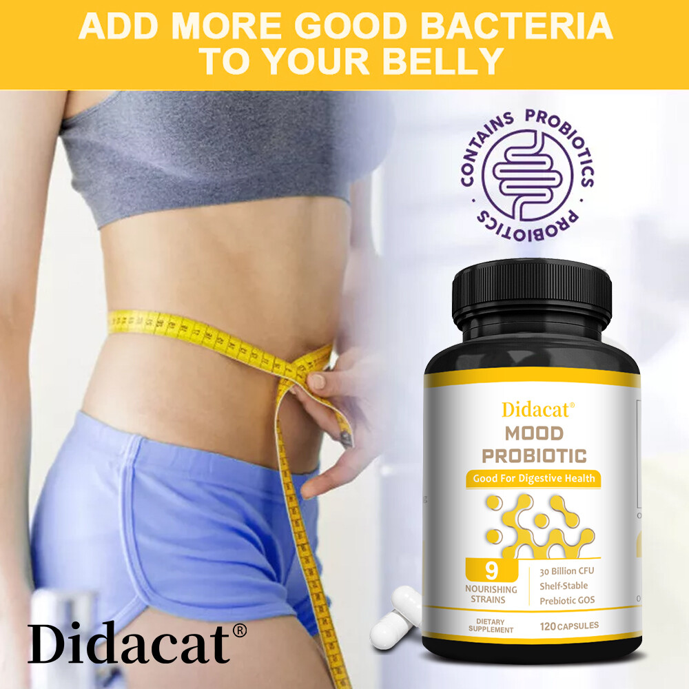 Mood Probiotic Capsules 30 Billion CFU Immunity Digestive Support Mood Health