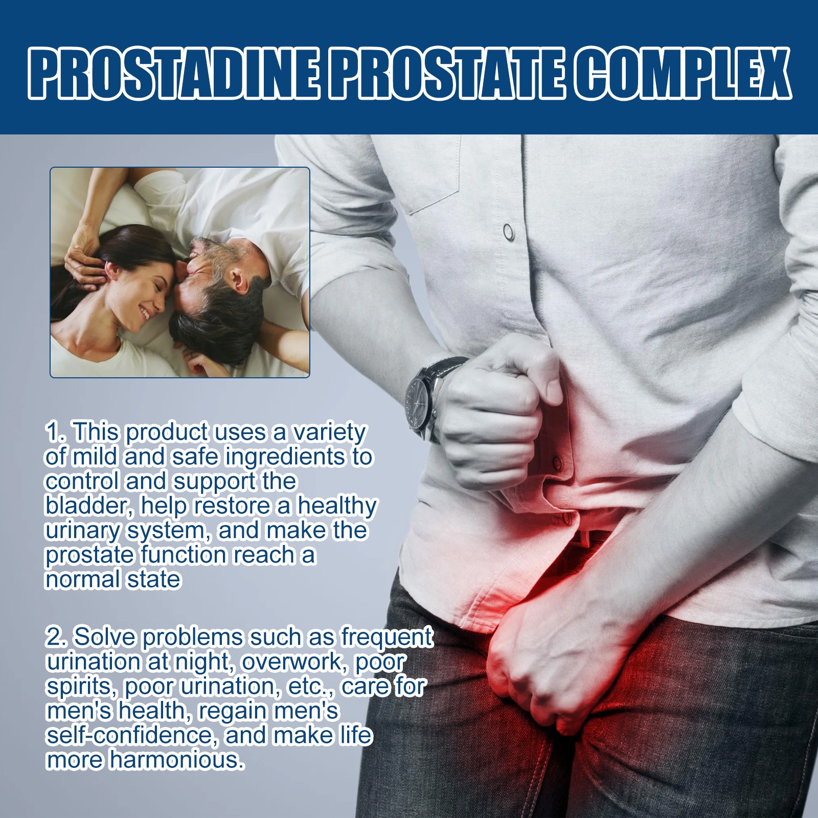 Prostadine Prostate Health Blend Dietary Supplement Drops Bottle 1/3/5 units Ble