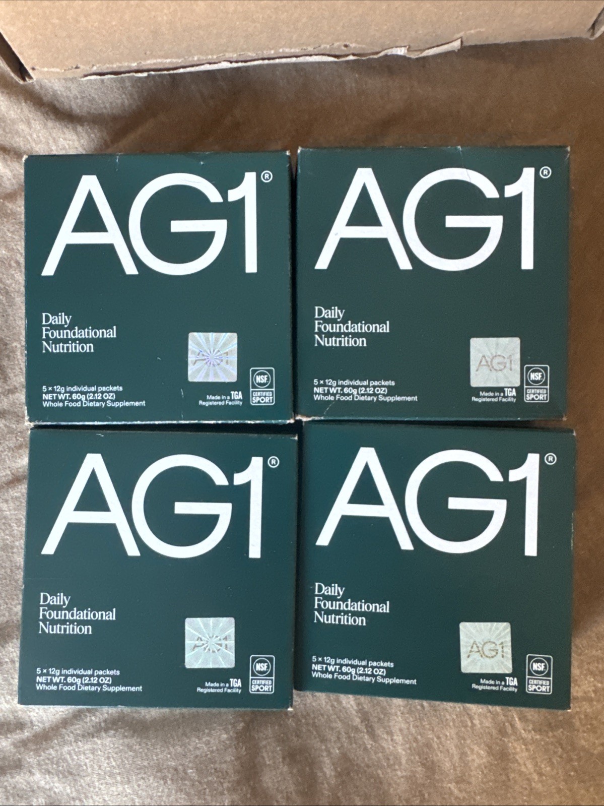 AG1 Athletic Greens Comprehensive Convenient Daily Nutrition 20 – 12g Packets