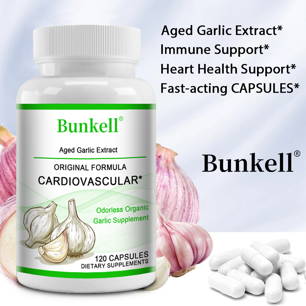 Aged Garlic Extract Original Formula Cardiovascular Healthy 700 mg 120 Capsules