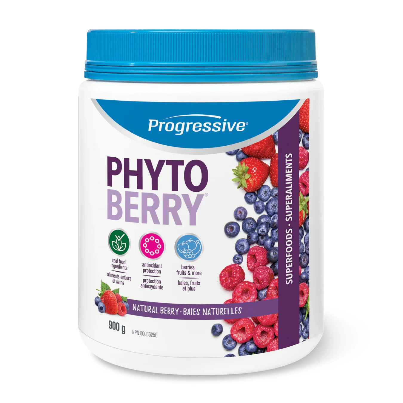 ANTIOXIDANTS Progressive Phytoberry Natural Berry Superfood Powder 60 Scoops900g