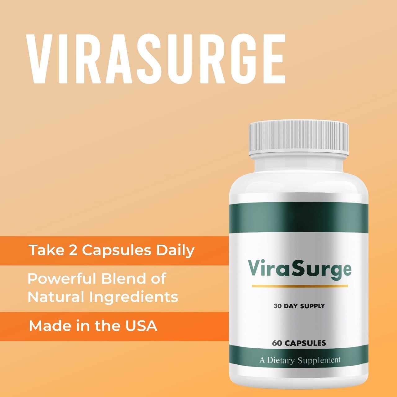 (3 Pack) ViraSurge Advanced Performance, ViraSurge Max Strength (180 Capsules)