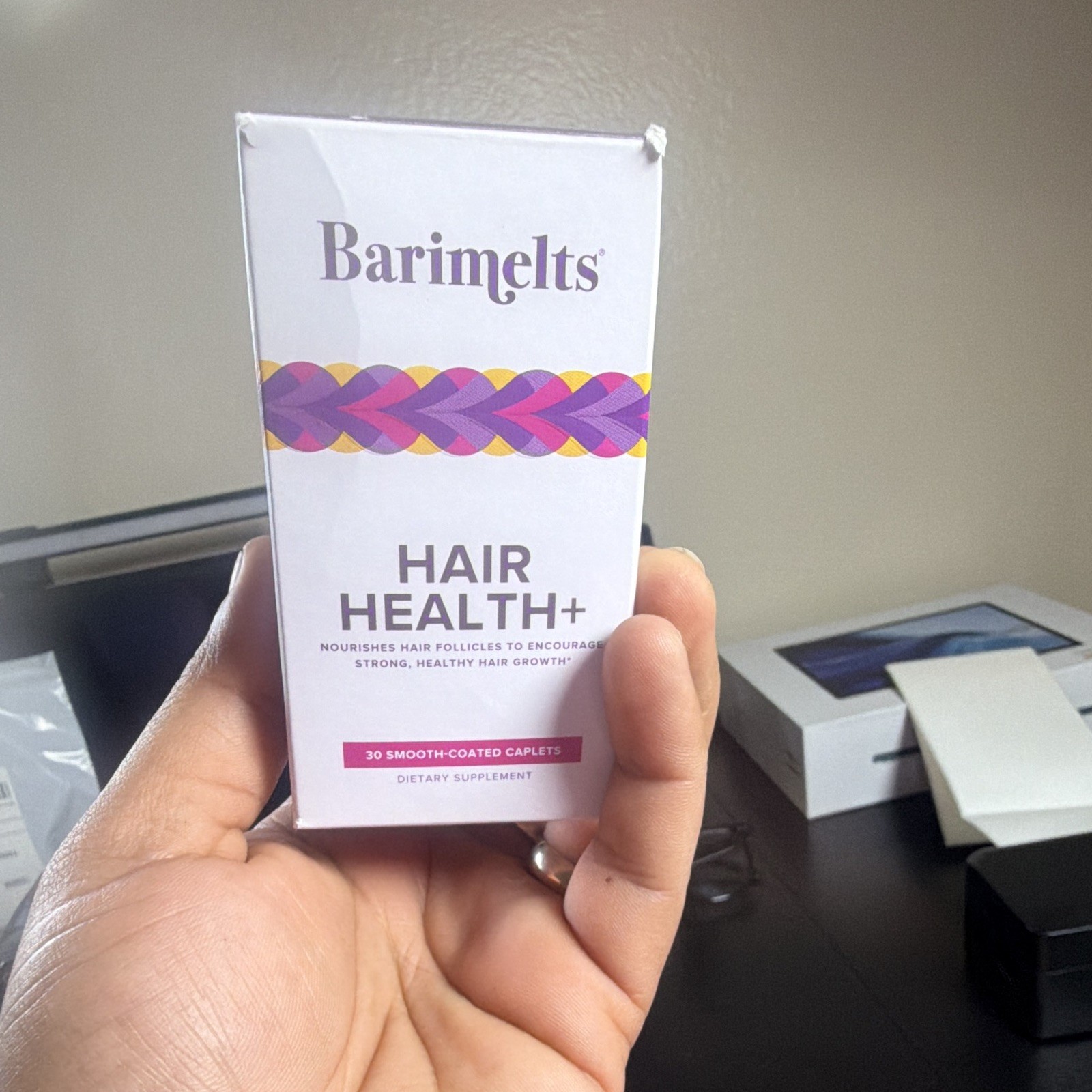 Barimelts Hair Skin & Nail Health Caplets 30 Easy Swallow AnaGain Nu EXP 01/2028