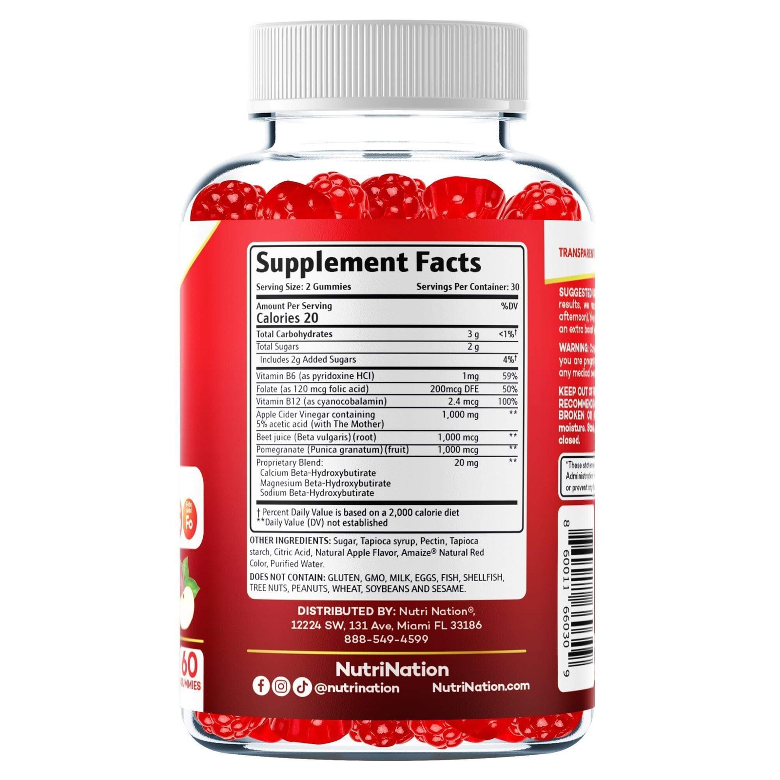 Keto ACV Gummies 1000mg Buy 2 Get 1 Free – Kelly Clarkson Diet by Nutri Nation