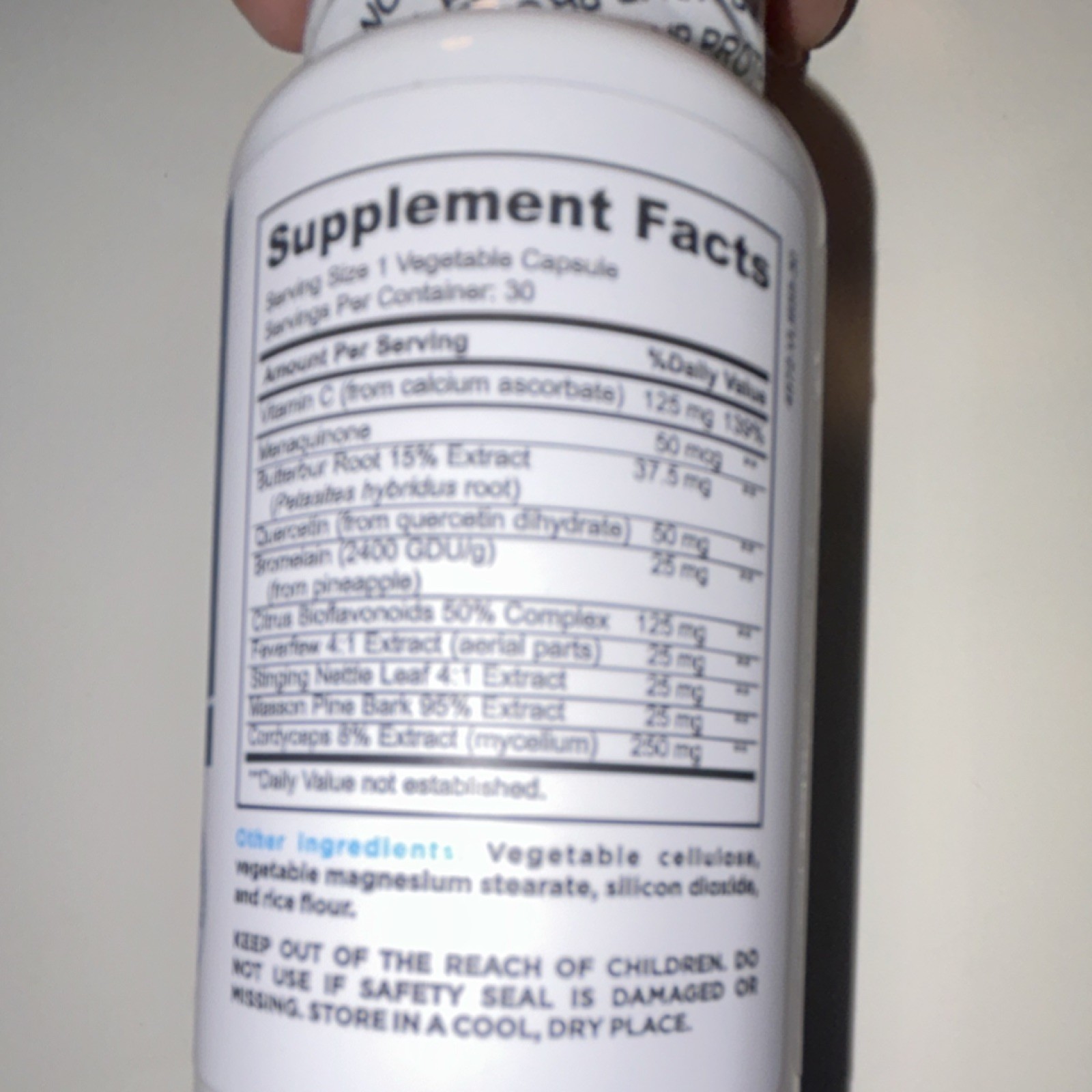 Dr Vitamin Solutions Lung Support Capsules Respiratory Health 30 Vegetarian