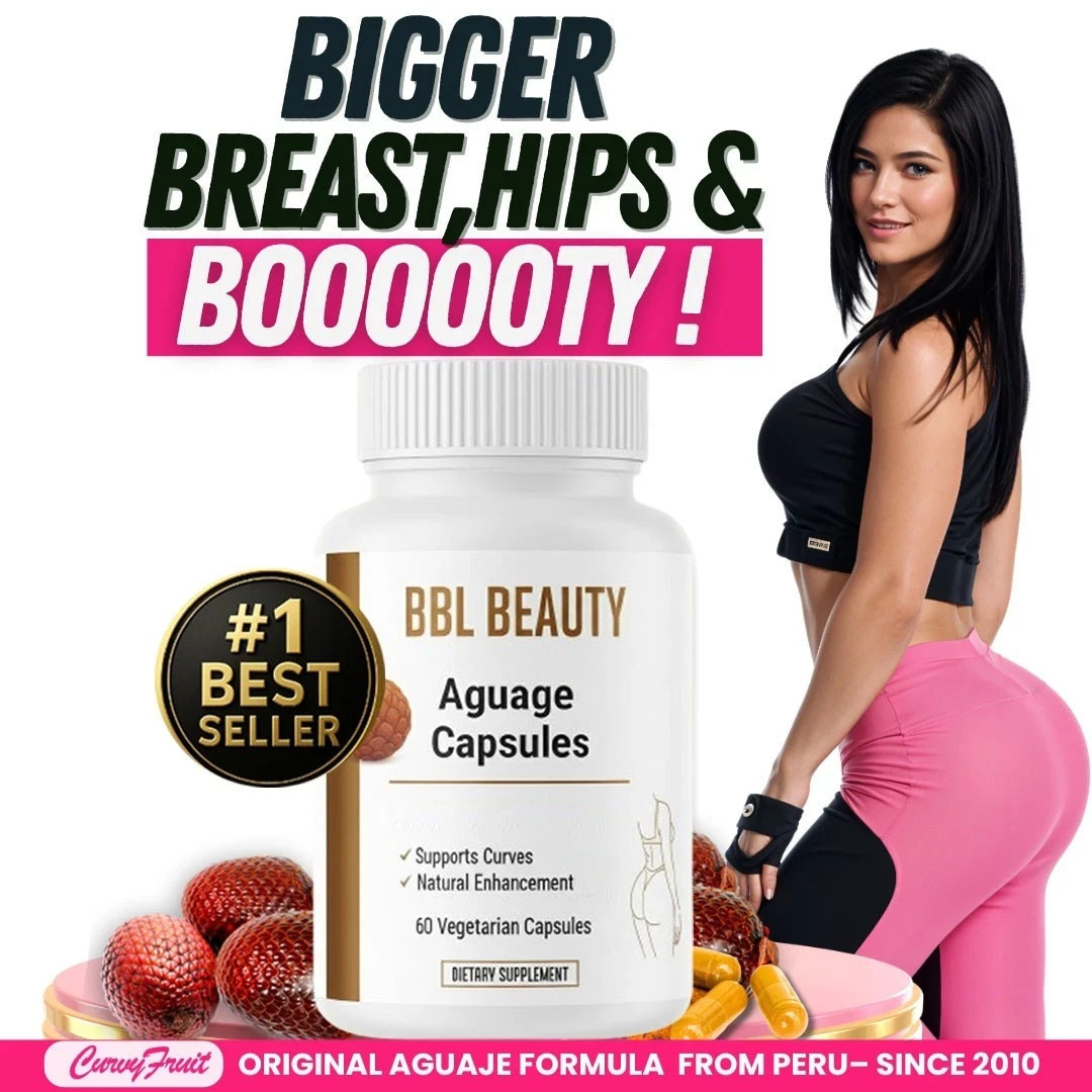 BIGGER BOOTY, WIDER HIPS & THICKER LEG: Aguaje Curvy Fruit + Maca root 60ct USA