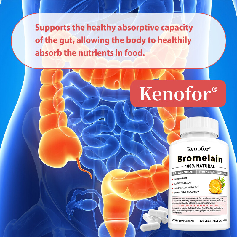 Bromoelain Supplement – Balance Blood Circulation 30 To 120 Caps