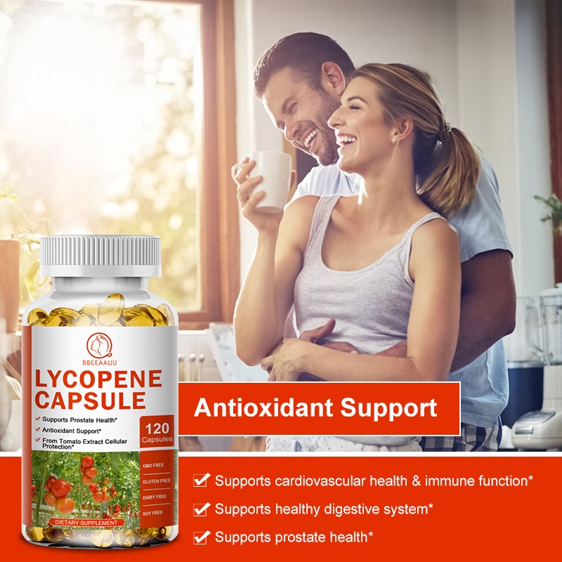 Lycopene 20mg Softgels – Prostate, Heart & Immune Support, Antioxidant, 120ct