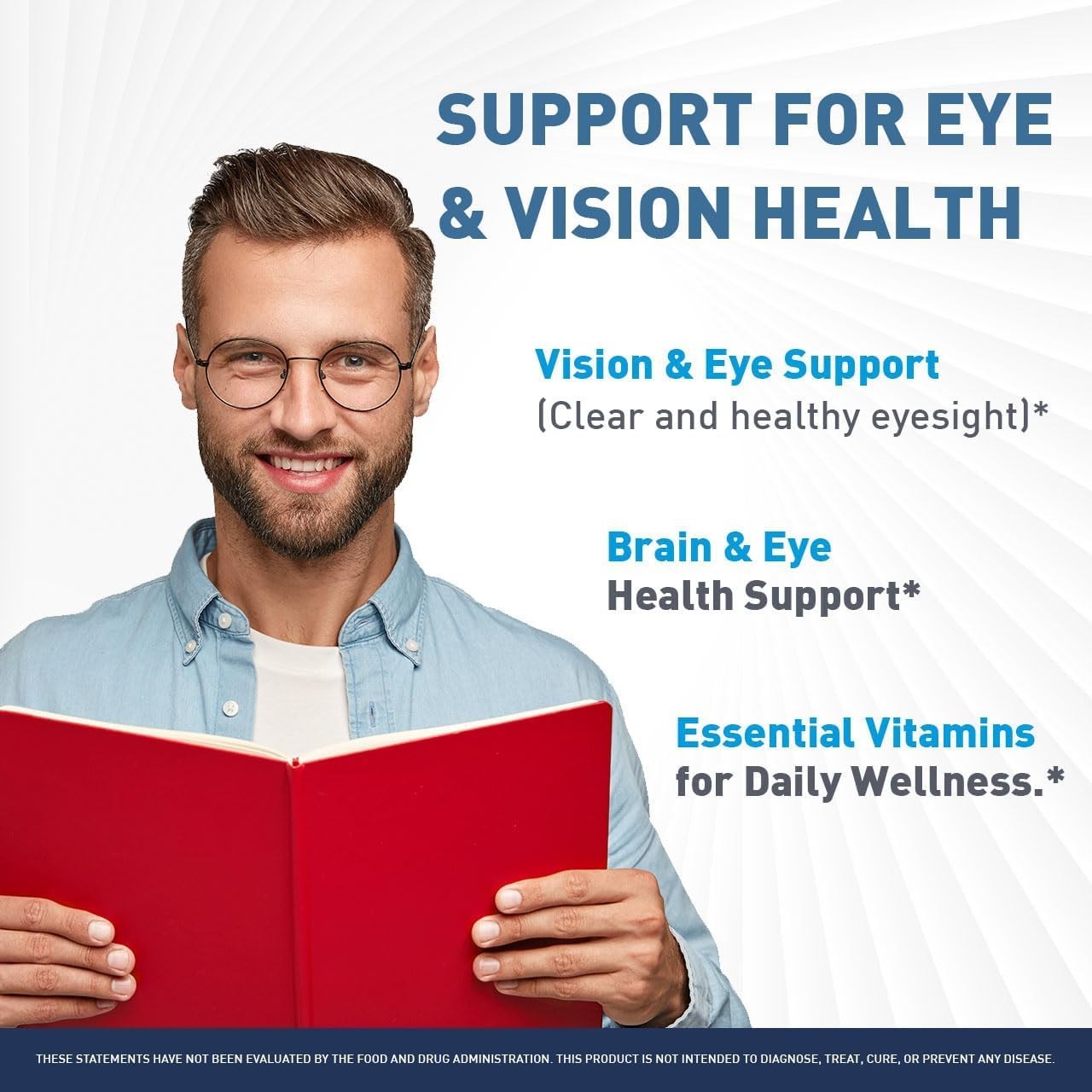 Optivell Eye Vision Health Support Supplement Capsules Lutein 2 Pack 120Ct