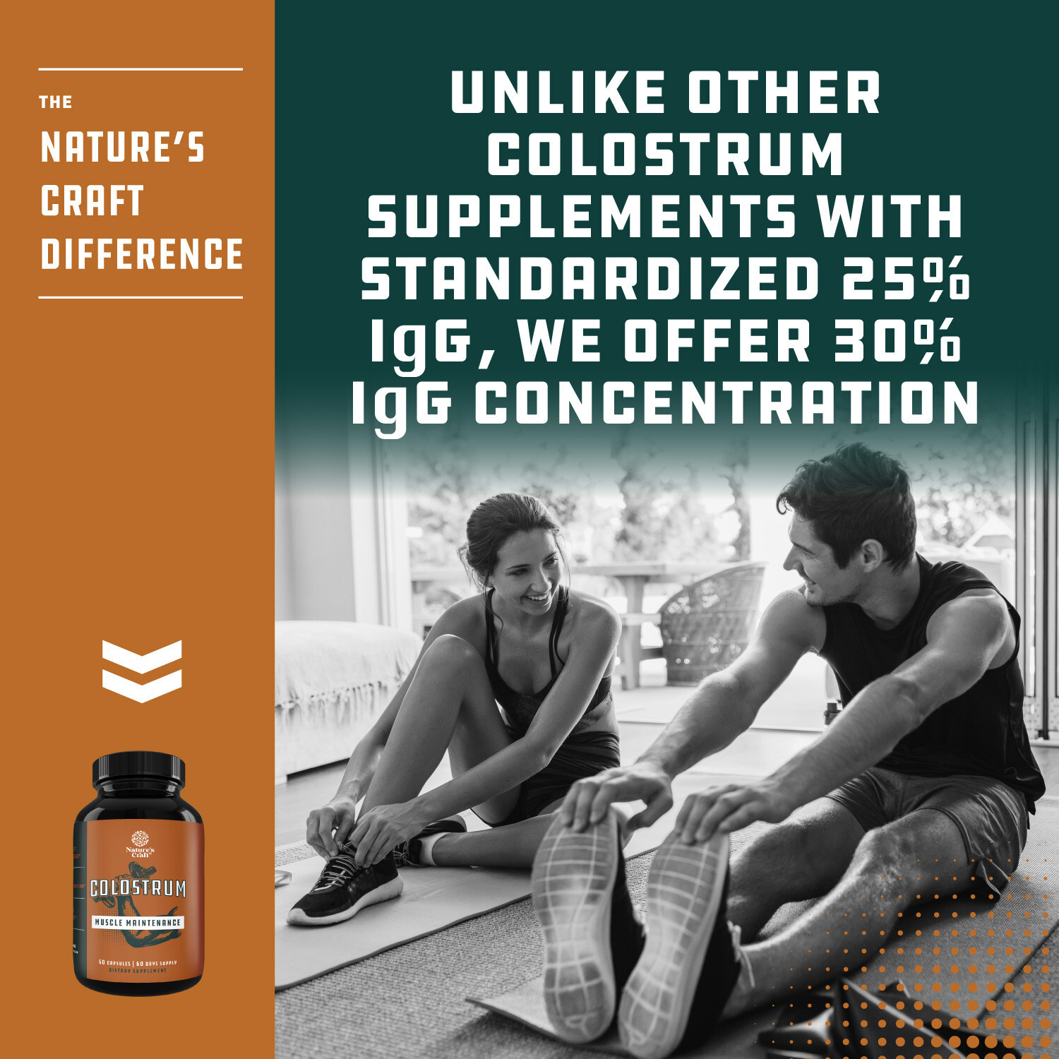 Bovine Colostrum Capsules with Immunoglobulin G – Colostrum Supplement