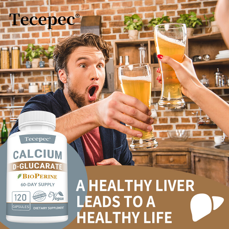 Calcium D-Glucarate Supplement Balance Body Cells Health,Support Liver Health