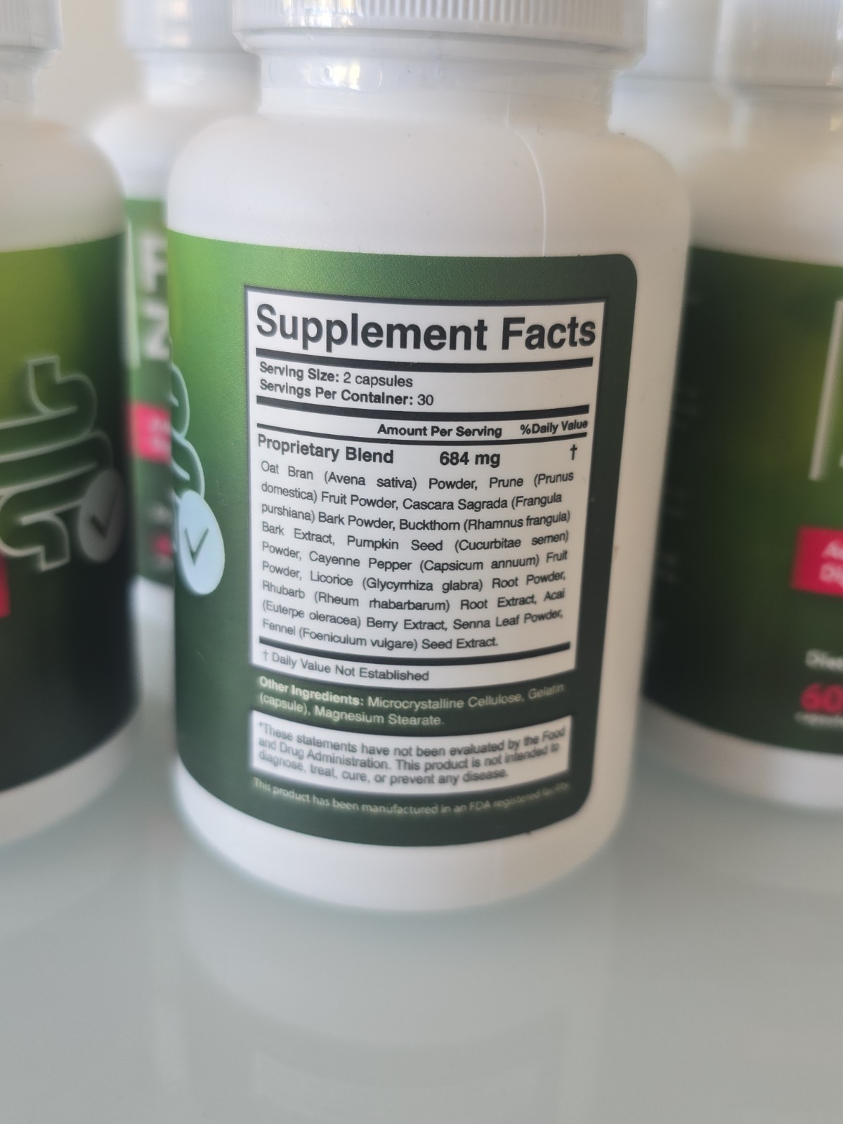 Flora Zen 6 Bottles Advanced Formula / Digestive Aid 60 Capsules Ea. New Sealed