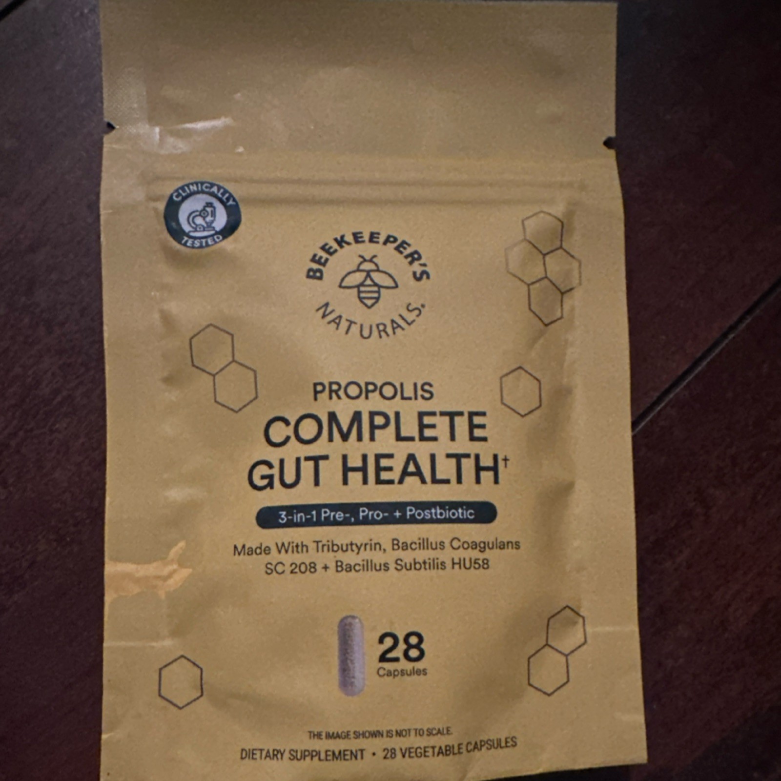 Beekeeper’s Naturals Propolis Complete Gut Health 28 Vegetable Capsules Clinica…