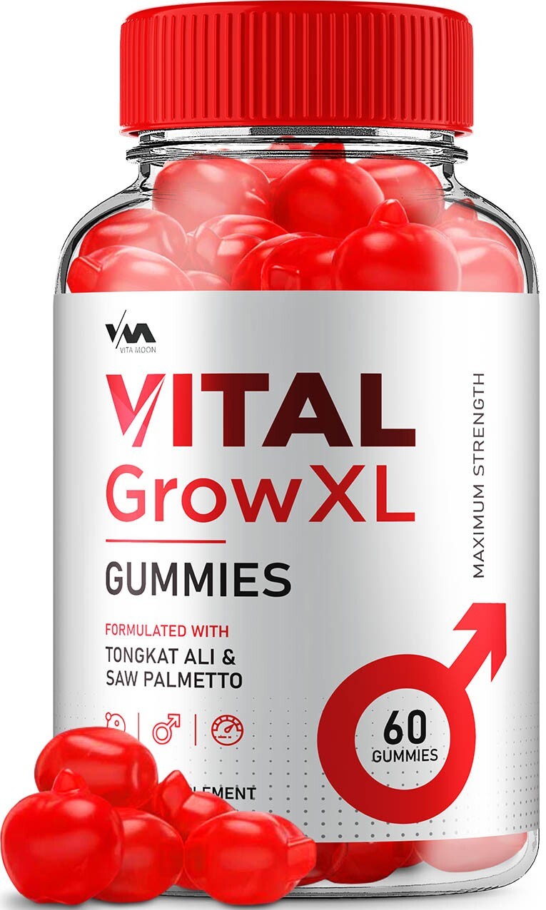 (1 Pack) Vital Grow XL Gummies for Men – VitalGrowXL Maximum Performance, 60…
