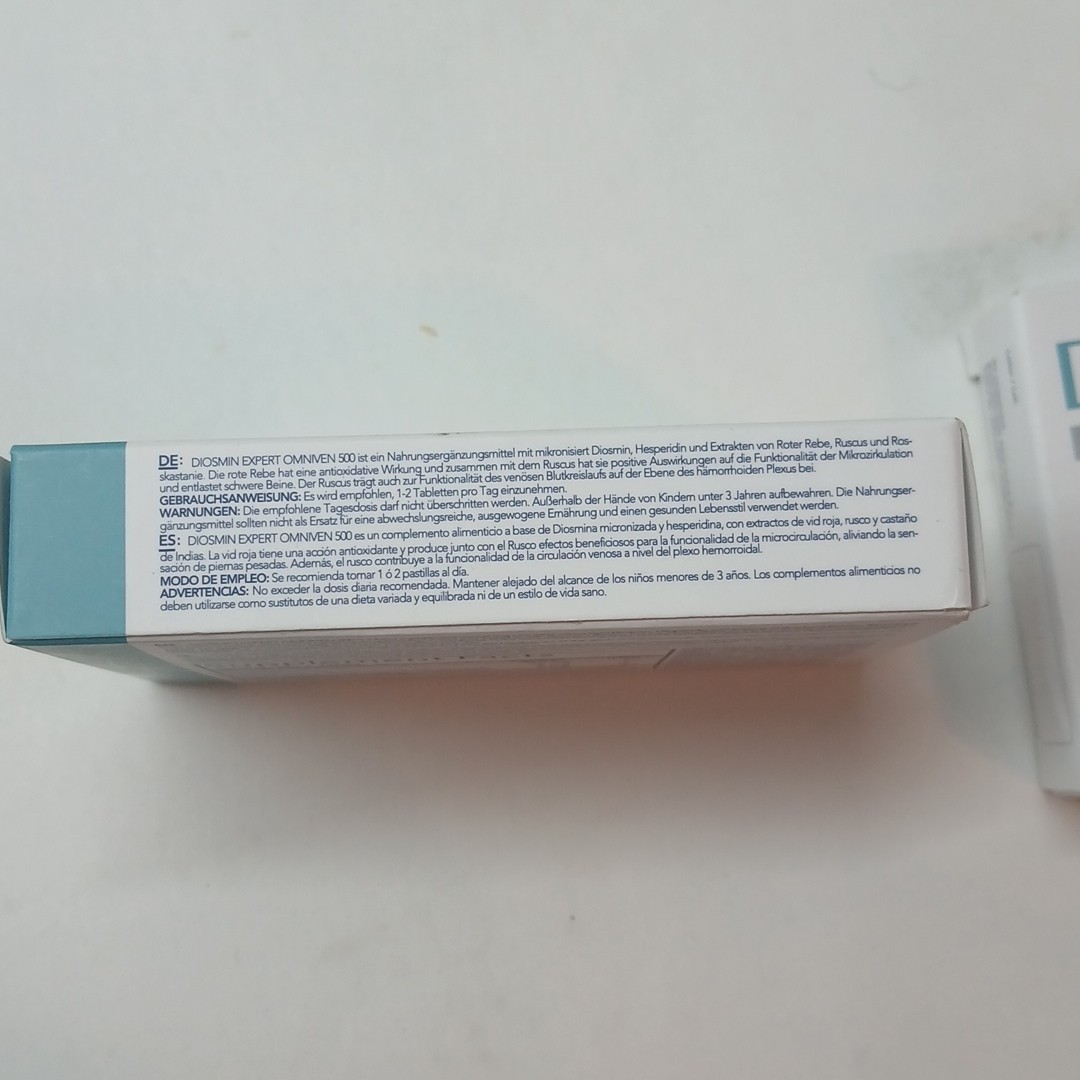2‐pack Diosmin Expert Omniven 500 Blood & Circulatory Health 40 Tablets